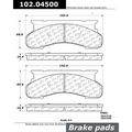 Centric Parts CTEK Brake Pads, 102.04500 102.04500